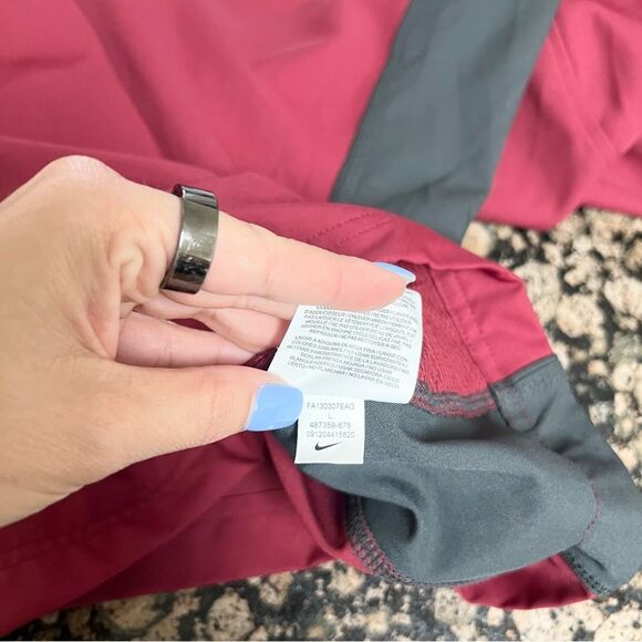 Nike Men's Long SIeeve Zip-Up Team Dri-Fit Training Jacket Size L - Picture 7 of 7